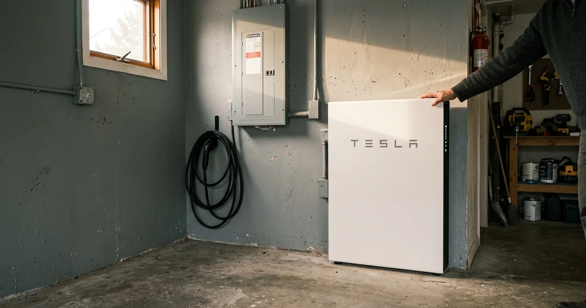 Baterías domésticas por US$20/mes que alimentan la red eléctrica